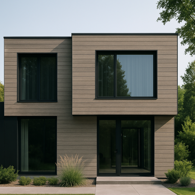 Фасадна декоративна панель: Woodtone Teack 2418 фото