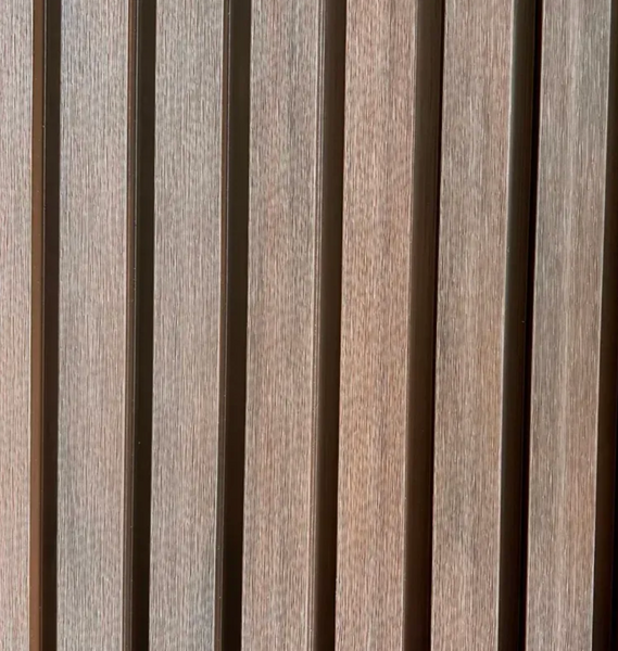 Фасадна декоративна панель: Woodtone Red Brown 2414 фото