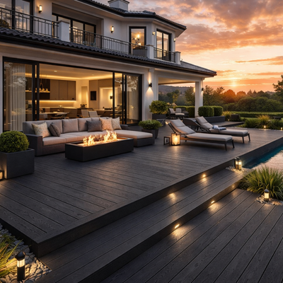 Терасна дошка: Bruggan Elegant Light Anthracite Bruggan - Elegant Light| WP0078 фото